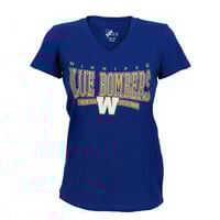 4Her Cheer Dance Royal V-neck Tee