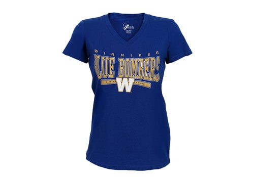 G-III for Her 4Her Cheer Dance Royal V-neck Tee