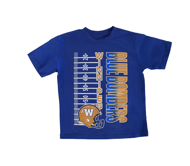 Bulletin Kids Yard Lines BB  Royal Tee