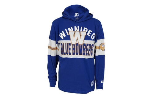Starter Starter Fullback Royal Hooded Long Sleeve