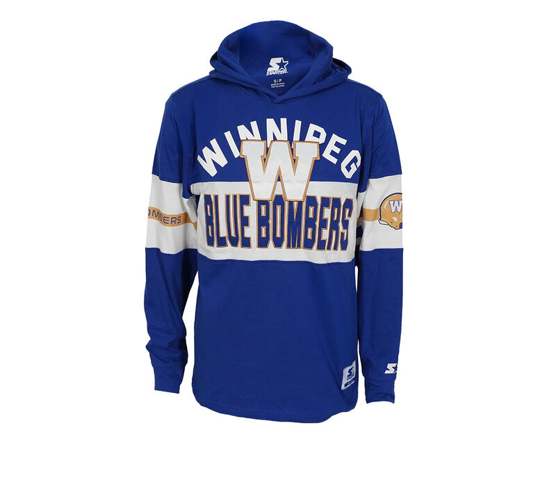 Starter Fullback Royal Hooded Long Sleeve