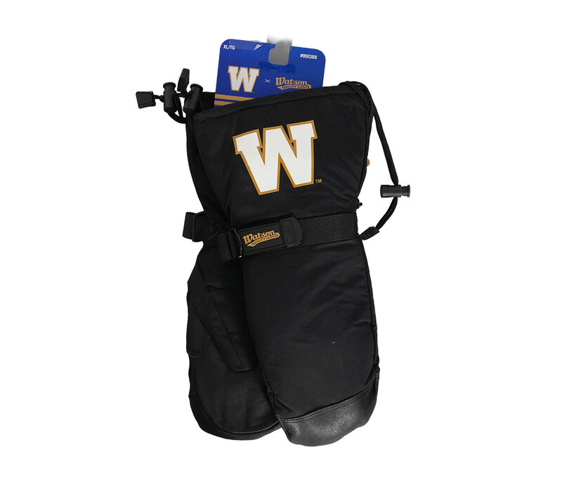 Watson Black North of 49 Long Cuff Mitts