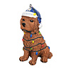 KDI Dog wrapped in Lights Ornament