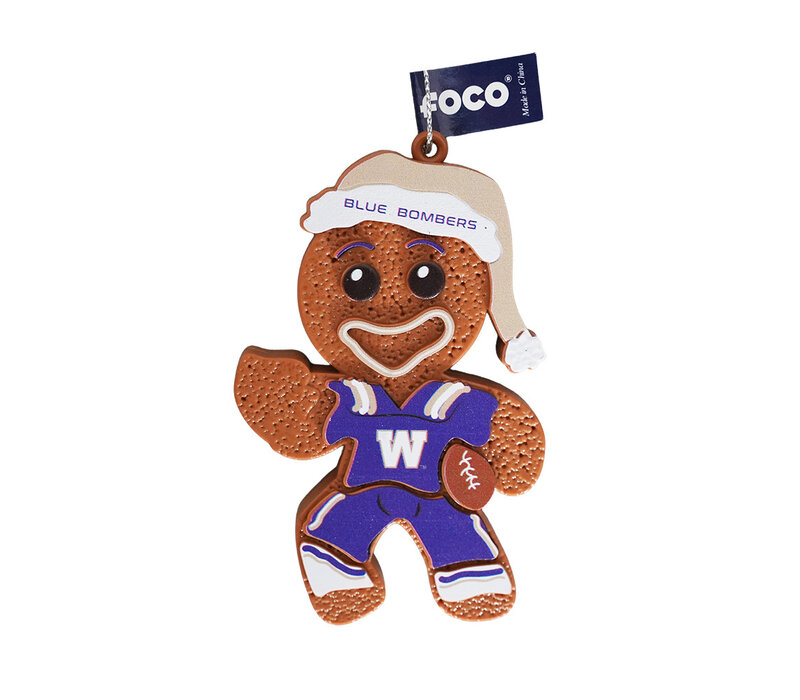 Bombers Uniform Gingerbread Man Ornament
