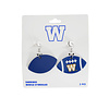 Gertex Blue Bomber Novelty Earrings