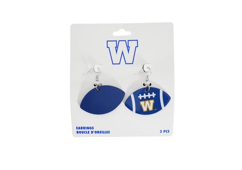Gertex Blue Bomber Novelty Earrings