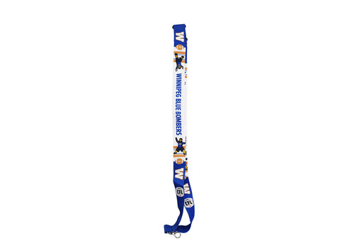 Blue Bombers Brand WPG BB Buzz & Boomer Lanyard