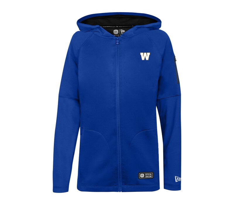 NE SL Women's Royal/Black Leah Zip Up Hoodie