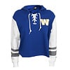 New Era NE Fan Throwback Women's Royal/White Hoodie