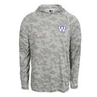 NE Fan Adventure Men's Grey Hooded Long Sleeve Tee