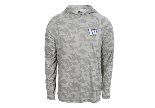 New Era NE Fan Adventure Men's Grey Hooded Long Sleeve Tee