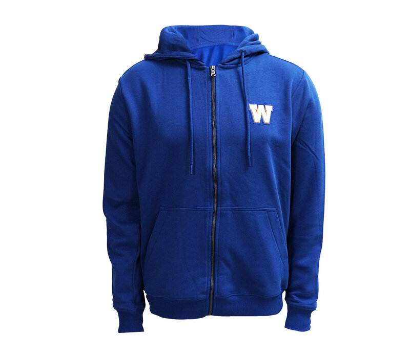 LW Men's Podium Royal Full Zip Hoodie