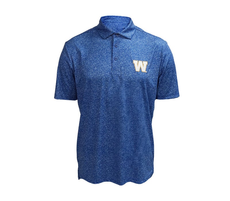 LW Men's Speckle Royal Polo