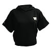 Levelwear LW Women's Amber Black Cropped Hoodie