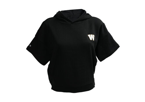 Levelwear LW Women's Amber Black Cropped Hoodie