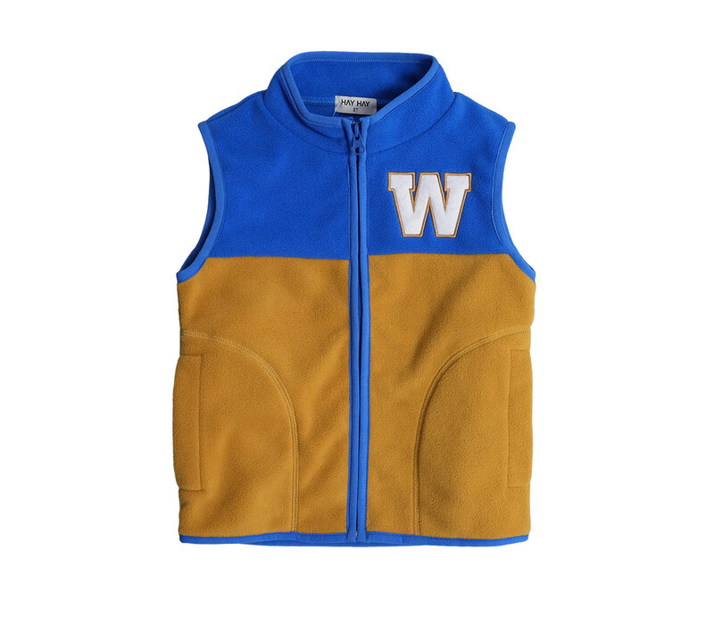 Hay Hay Polar Fleece Full Zip Vest Toddler