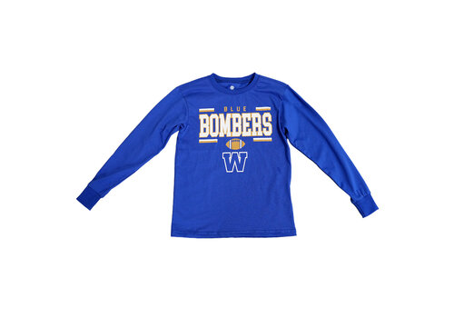 Hayhay Hay Hay Youth Block Royal Long Sleeve Tee