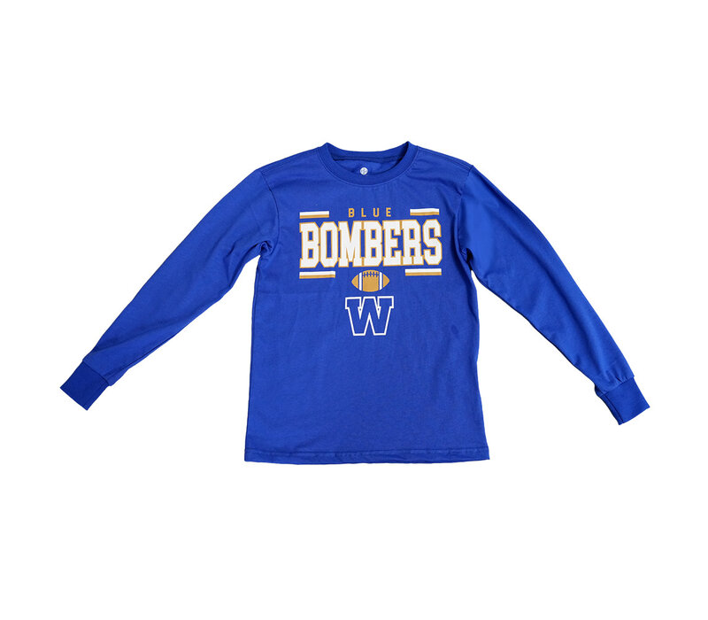 Hay Hay Youth Block Royal Long Sleeve Tee