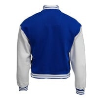 Royal and White Bomber Jacket