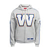 Mondetta Heather Grey Full Zip First Down Hoodie