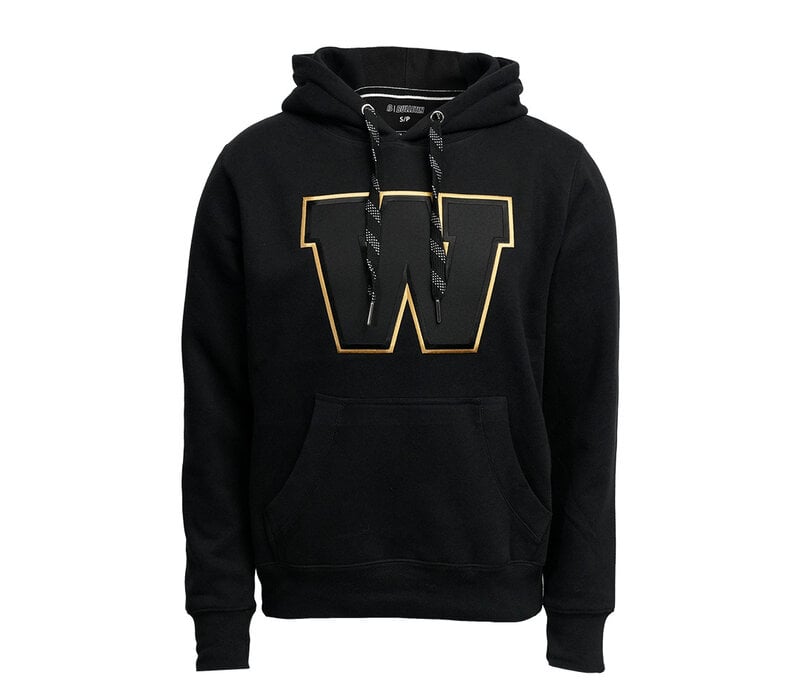 Bulletin Men's Back in Black Gold Outline Hoodie