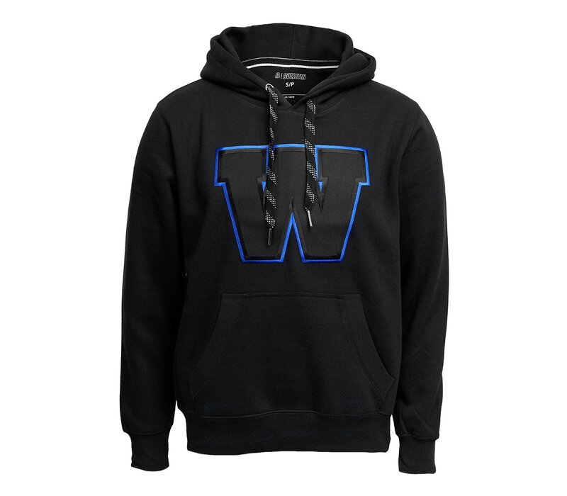 Bulletin Men's Back in Black Royal Outline Hoodie