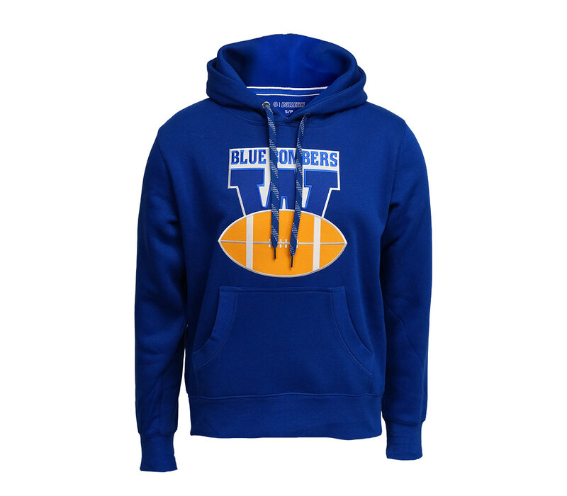 Bulletin Men's Retro Logo Royal Hoodie