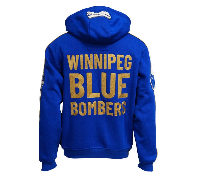 Royal Full Zip First Down Hoodie
