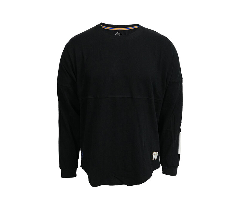 Mondetta Women's Black L/S Crew