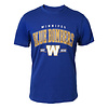 Bulletin Bulletin Men's Football Text Royal Tee
