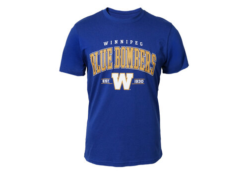 Bulletin Bulletin Men's Football Text Royal Tee