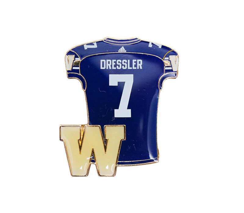 Dressler #7 Jersey Pin