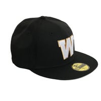 5950 Essential W Fitted Black Cap