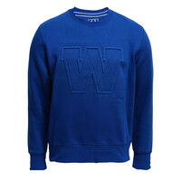 Bulletin Men's Embossed Royal Crew
