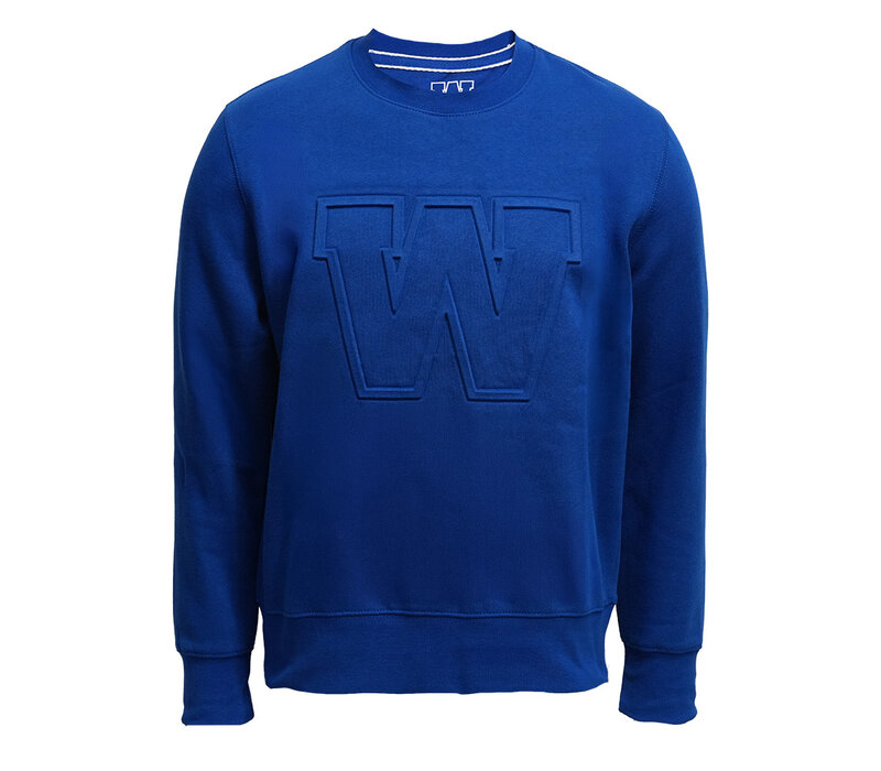 Bulletin Men's Embossed Royal Crew