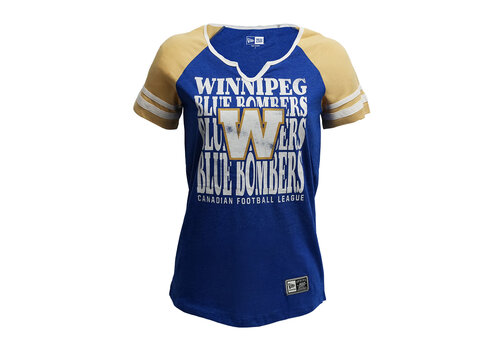 New Era NE Women's H3 Team Add Royal/Gold Tee