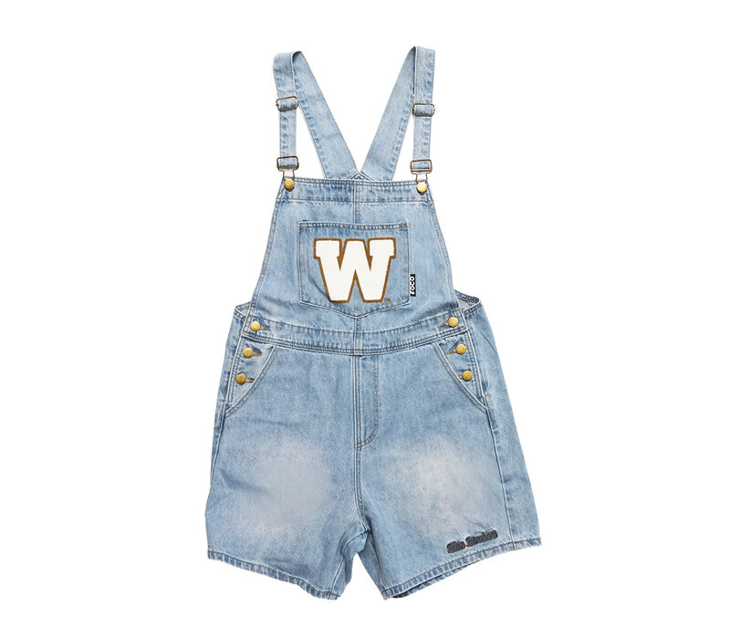 Denim Shorts Overalls