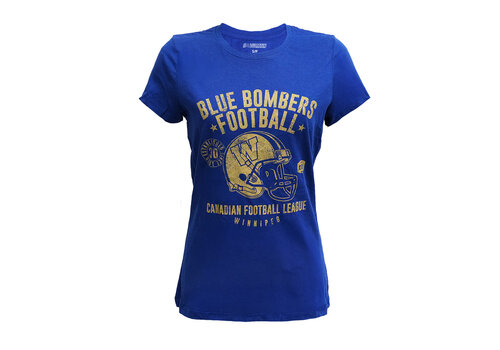 Bulletin Bulletin Women's Retro Helmet Royal Tee