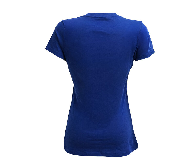 Bulletin Women's Retro Helmet Royal Tee