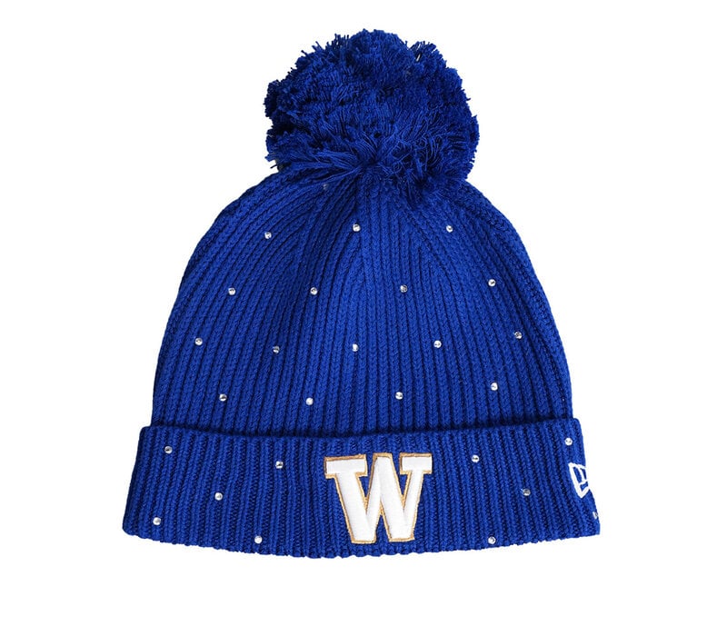 NE WINBLU Knit Rhinestone Toque