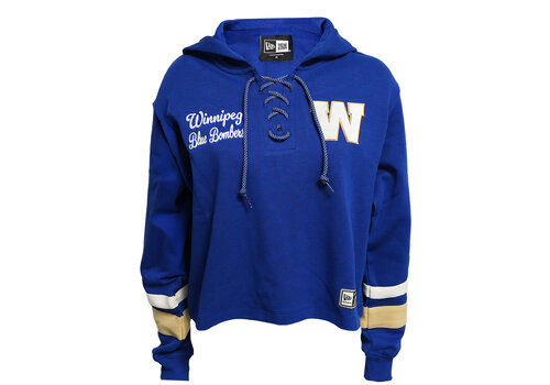 New Era NE Women's H3 Team Add Lace Up Royal Hoodie