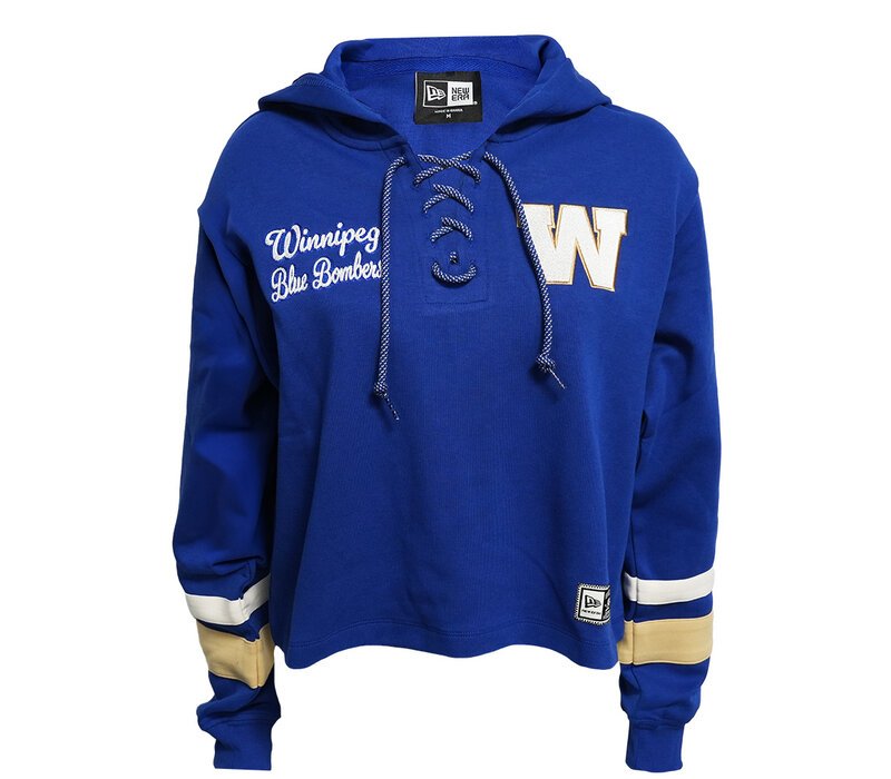 NE Women's H3 Team Add Lace Up Royal Hoodie