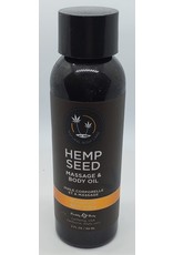 Earthly Body Hemp Seed Massage Oil 2 fl oz