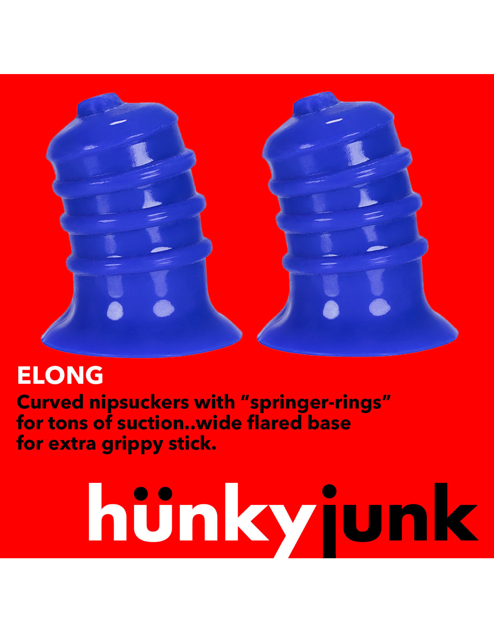 Hunkyjunk Hunkyjunk Elong Nipsuckers Flex TPR