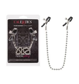 Calexotics Nipple Play Silver Beaded Nipple Clamps