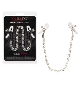 Calexotics Nipple Play Crystal Chain Nipple Clamps