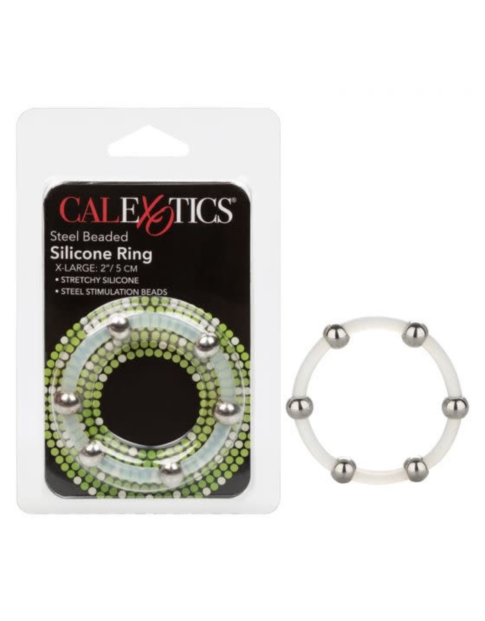 Calexotics Steel Beaded Silicone Ring
