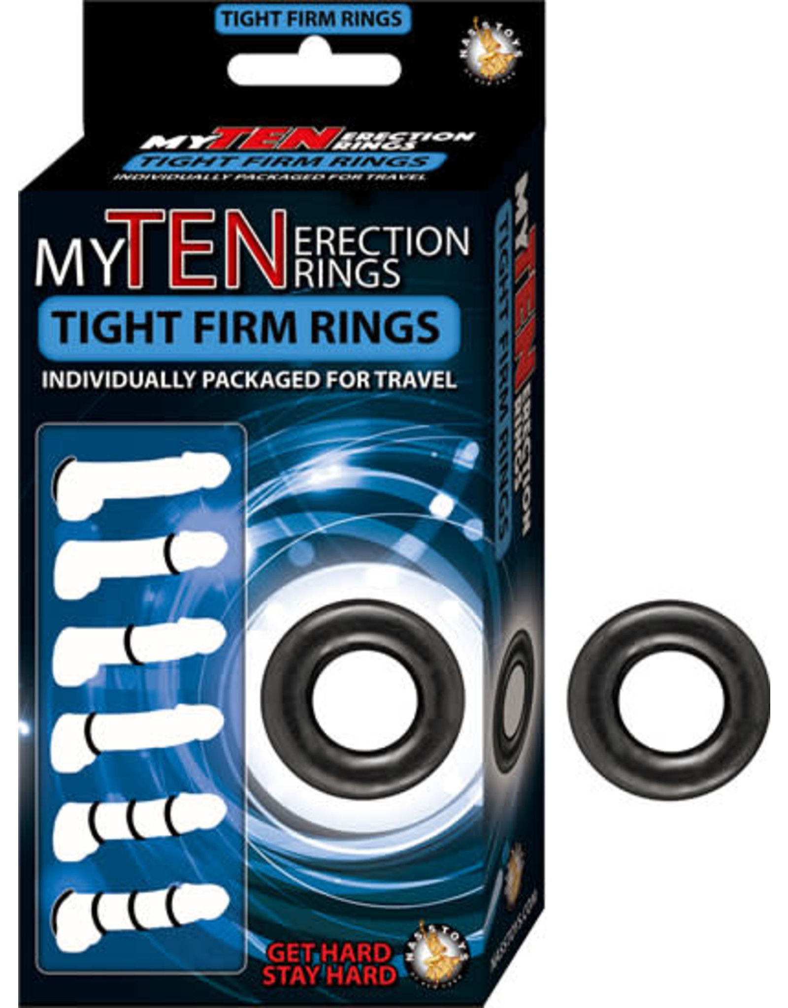 Nasstoys My Ten Erection Rings Firm