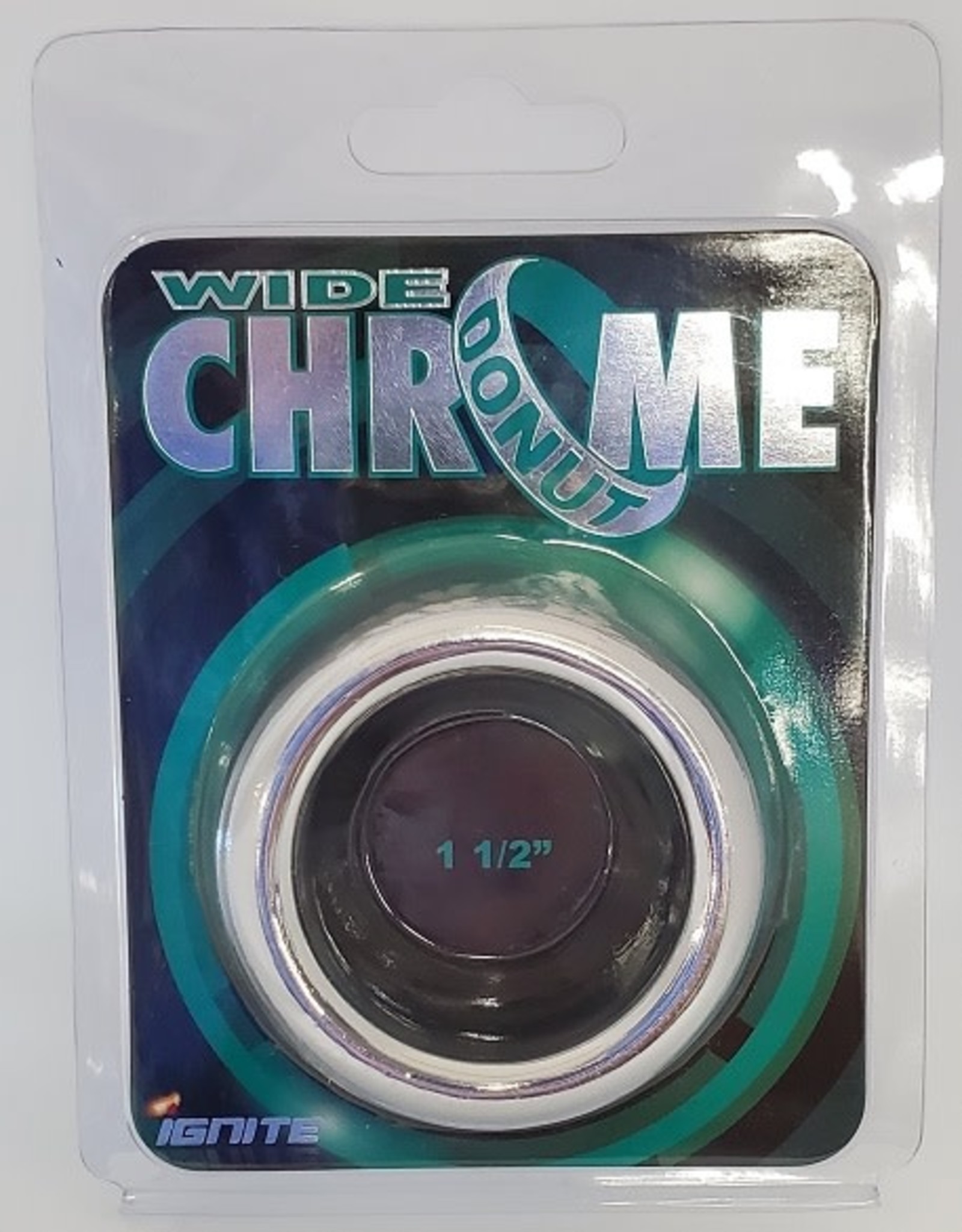 SI Wide Chrome Donut Cock Ring 1.5'' (38 mm)