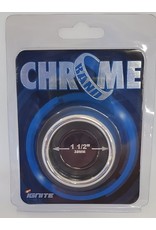 SI Chrome Band Cock Ring  1.5''  (38 mm)